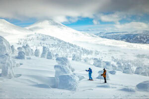Hakkoda Mountain in Aomori City.