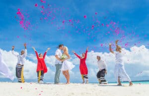 Getting married in the Maldives at Baros