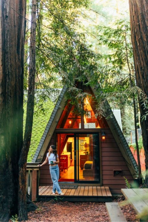 Glamping at Big Sur Campground.