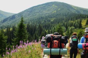 Hikers. Photo by Dmytro Matsiuk, Unsplash