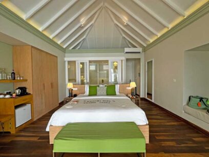 The author's villa at Sun Siyam Olhuveli. Photo by Janna Graber
